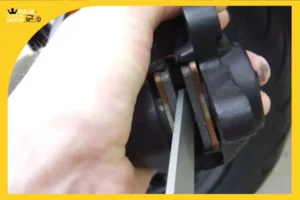 cara cek kampas rem motor habis